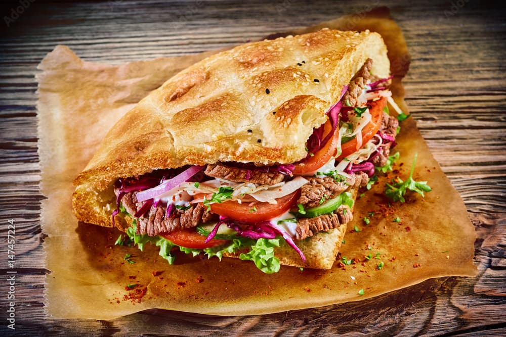 Sandwich Kebab (Agneau/Poulet)