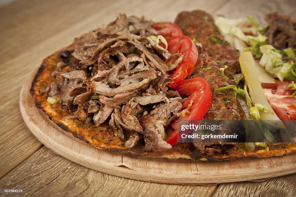 Lahmacun Kebab (Agneau/Poulet)